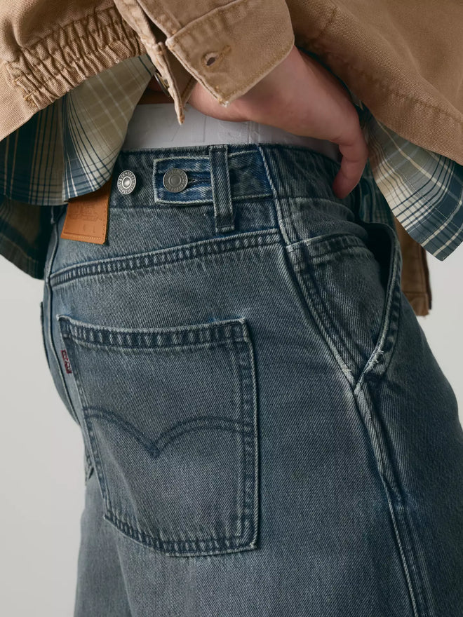 levi's® baggy barrel 寬鬆桶型牛仔褲 | 男裝   0057O00102832 Dark Wash  – Levi's 香港