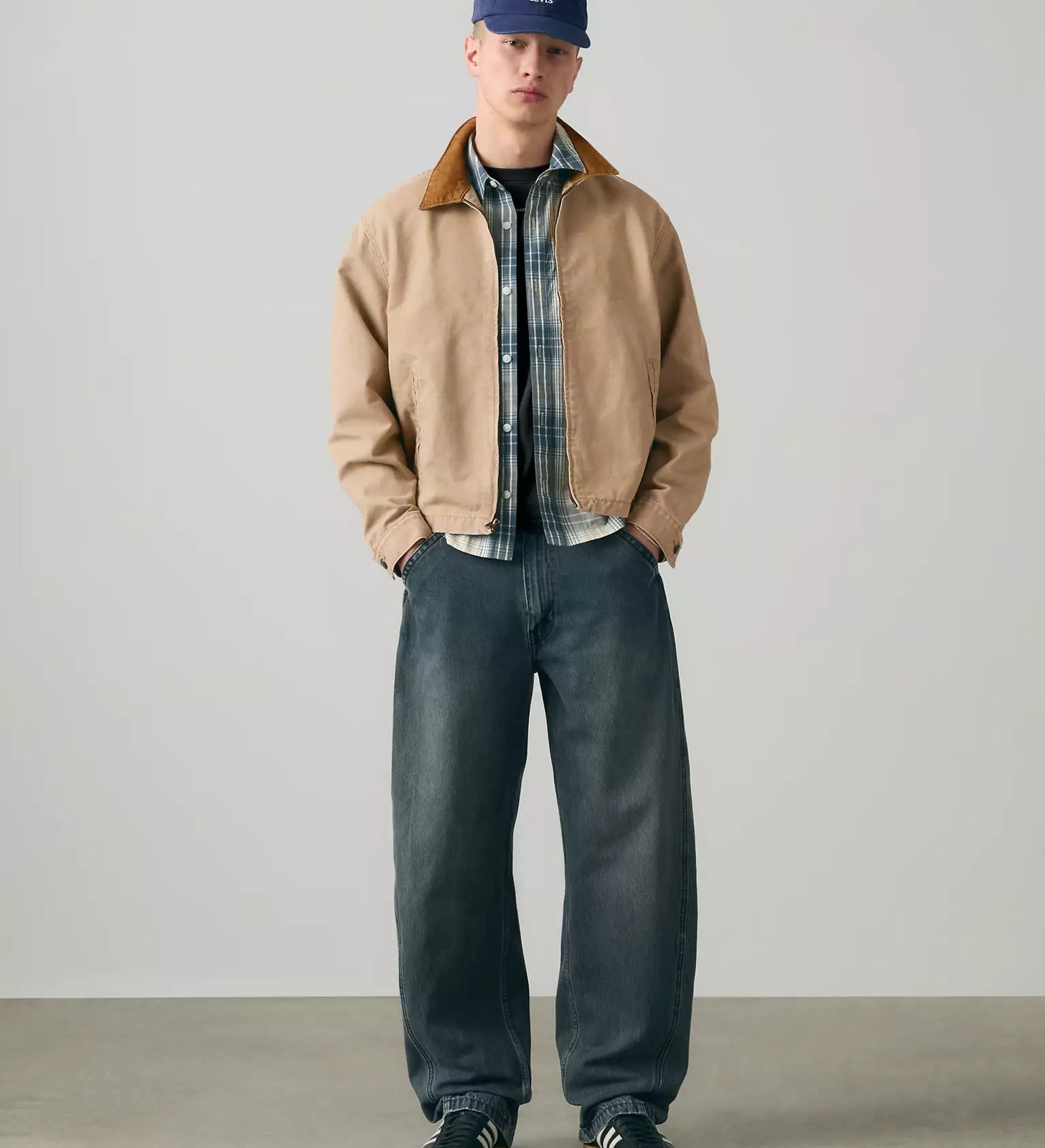 levi's® baggy barrel 寬鬆桶型牛仔褲 | 男裝   0057O00102832 Dark Wash – Levi's 香港