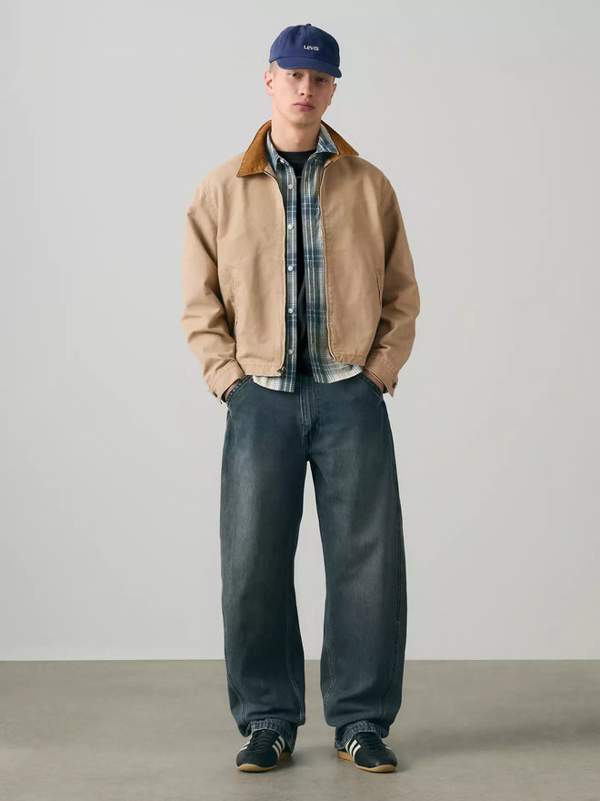 levi's® baggy barrel 寬鬆桶型牛仔褲 | 男裝   0057O00102832 Dark Wash  – Levi's 香港
