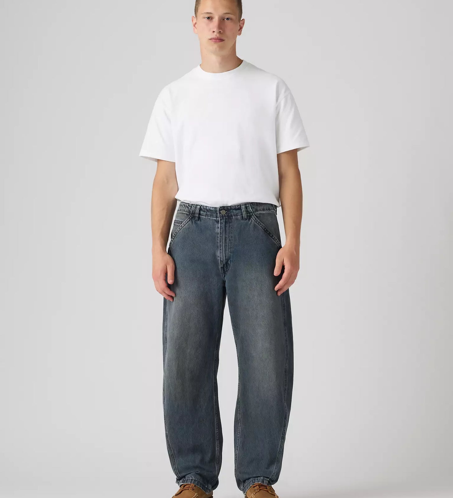 levi's® baggy barrel 寬鬆桶型牛仔褲 | 男裝   0057O00102832 Dark Wash – Levi's 香港