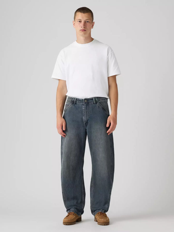 levi's® baggy barrel 寬鬆桶型牛仔褲 | 男裝   0057O00102832 Dark Wash  – Levi's 香港