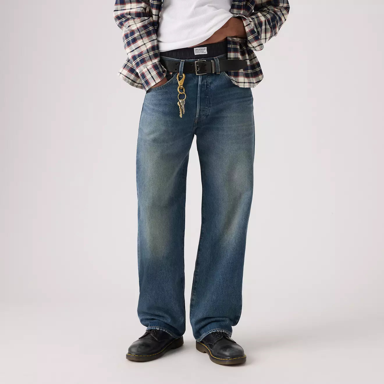 levi's® 501® 寬鬆牛仔褲 | 男裝 0057U00073232 Medium Wash – Levi's 香港