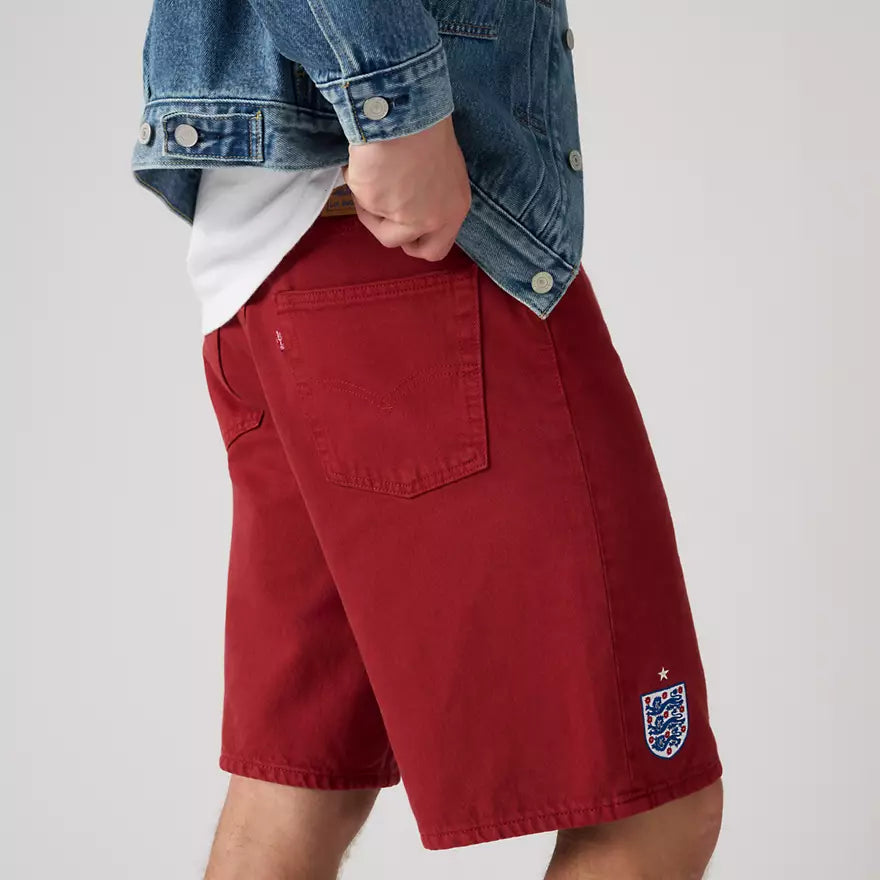 levi's® england football 478™ baggy shorts - red 006GV000332- Blue – Levi's Hong Kong