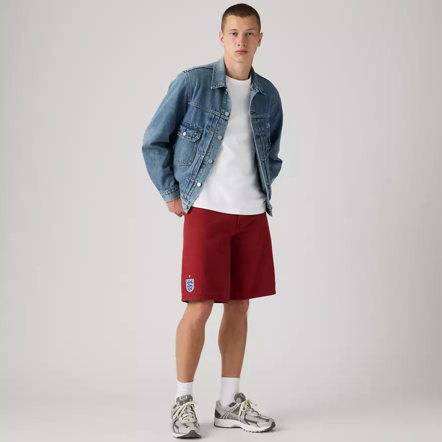 Levi's® England Football 478™ Baggy Shorts - Red
