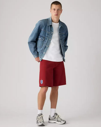 levi’s® england football 478™ 寬鬆短褲 - 紅色 006GV000332- Blue  – Levi's 香港