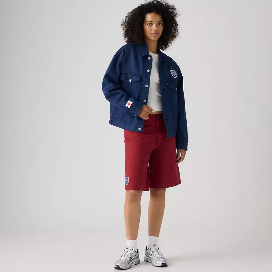 Levi's® England Football 478™ Baggy Shorts - Red