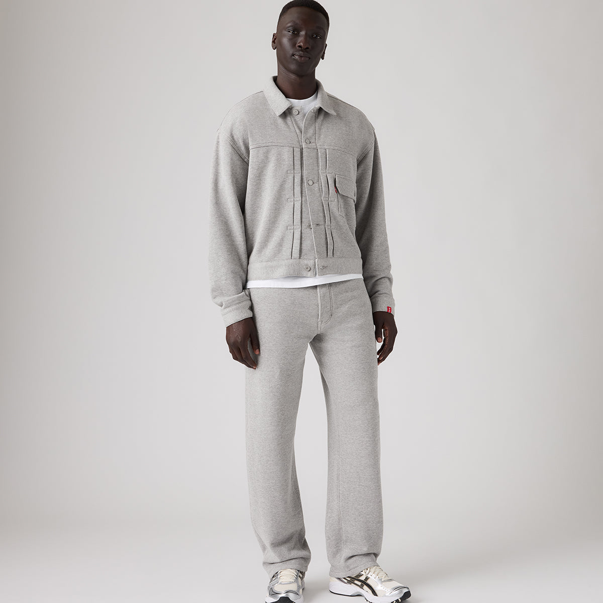 levi's® x beams x loopwheeler men's super wide pants 007SU00003032 Grey – Levi's Hong Kong