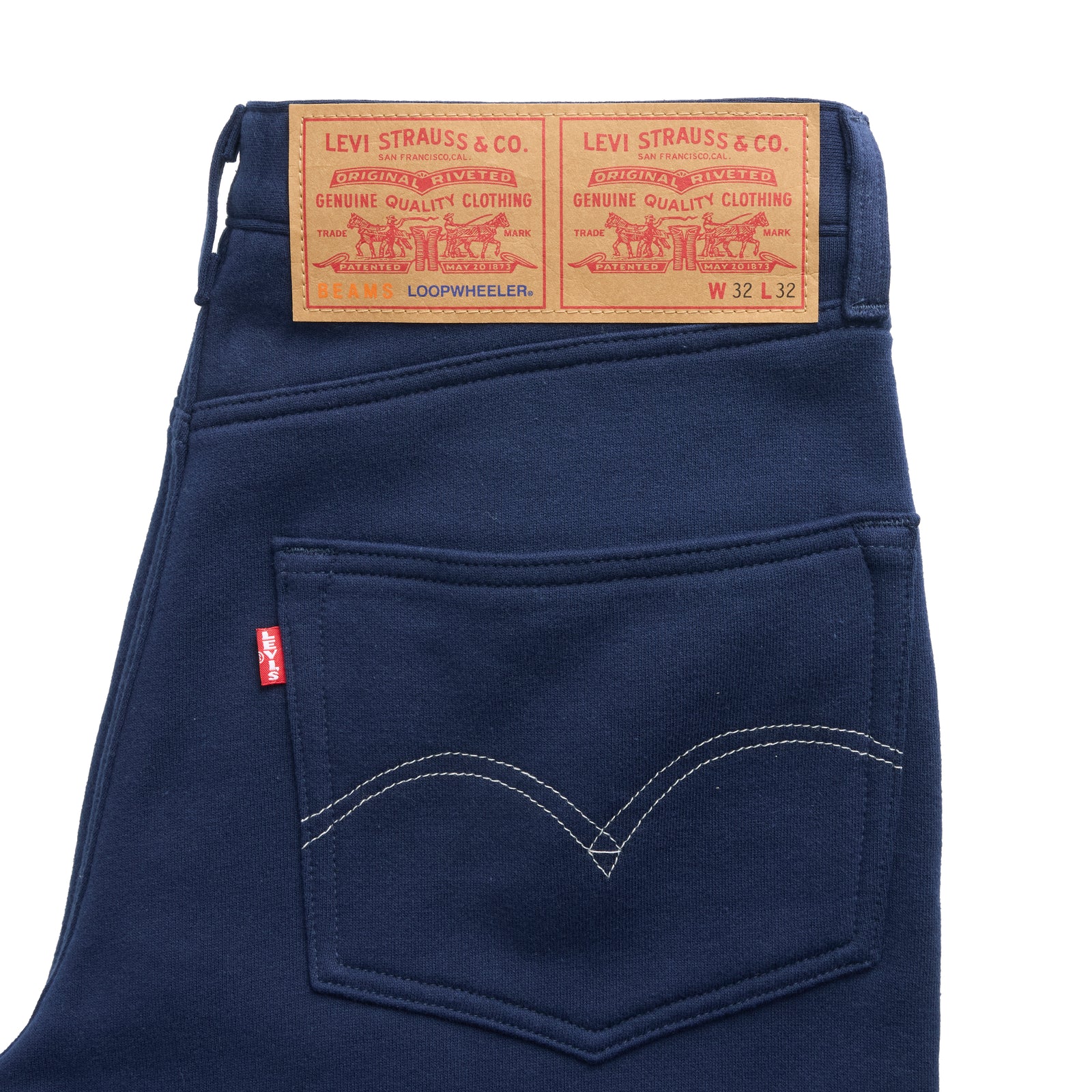 levi's® x beams x loopwheeler men's super wide pants 007SU00013032 Blue – Levi's Hong Kong