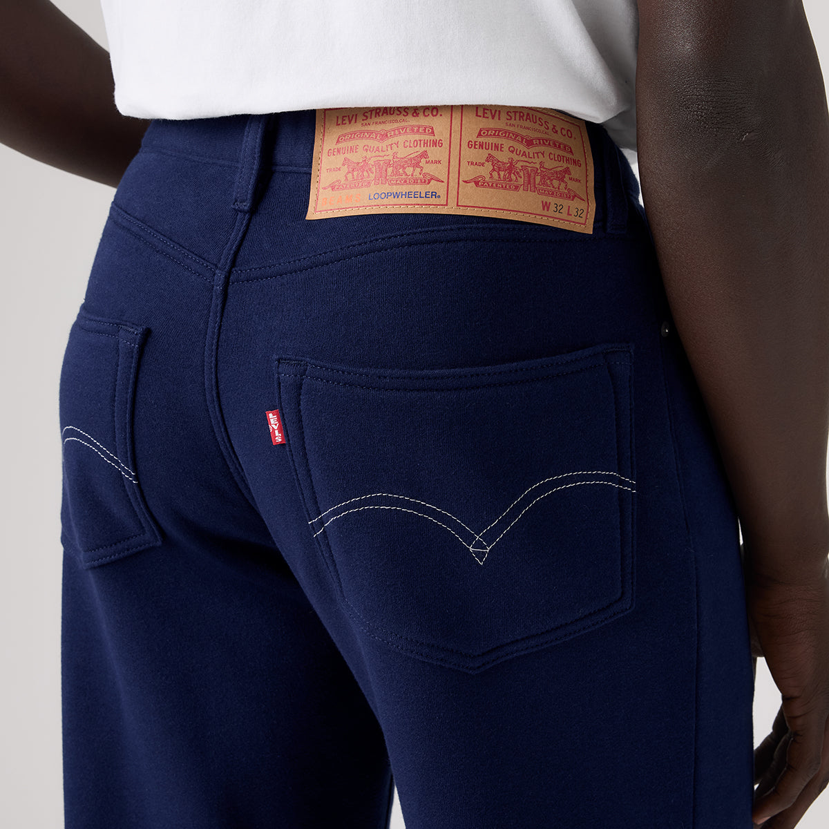 levi's® x beams x loopwheeler men's super wide pants 007SU00013032 Blue – Levi's Hong Kong