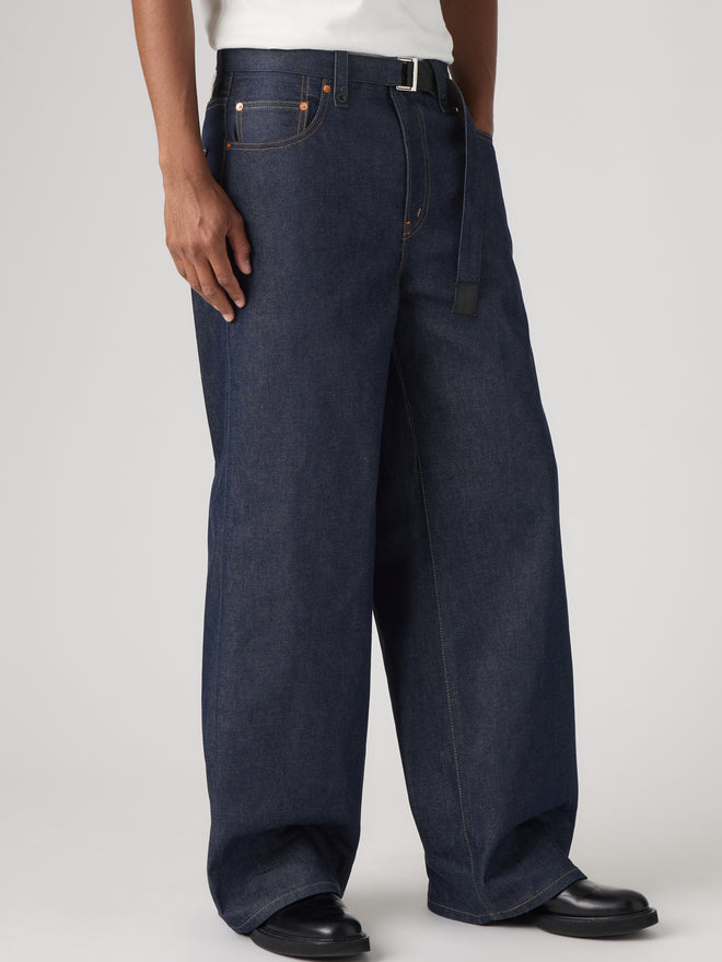 levi’s® x sacai belted wide pants 008BK000127- Dark Indigo  – Levi's Hong Kong
