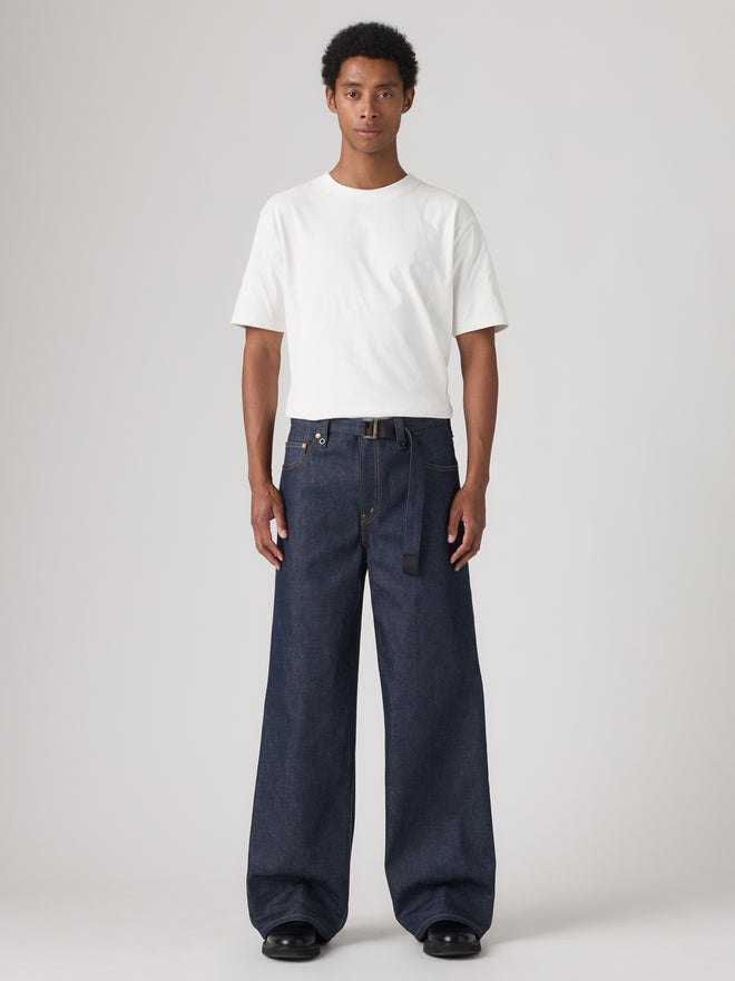 levi’s® x sacai belted wide pants 008BK000127- Dark Indigo  – Levi's Hong Kong