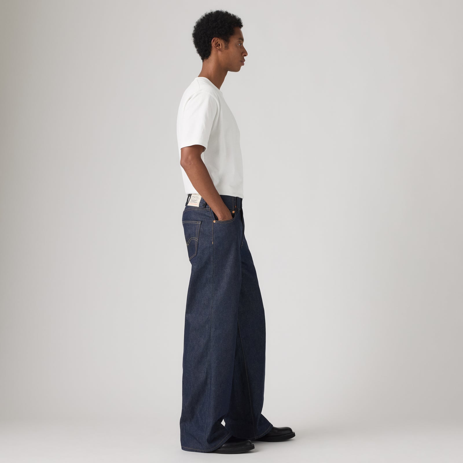 levi’s® x sacai belted wide pants 008BK000127- Dark Indigo – Levi's Hong Kong