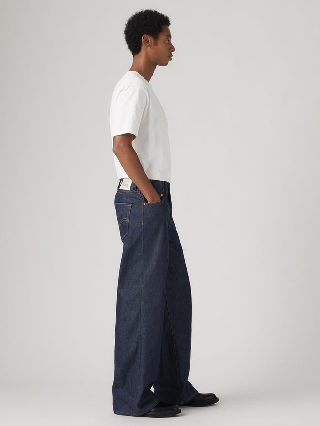 levi’s® x sacai belted wide pants 008BK000127- Dark Indigo  – Levi's Hong Kong
