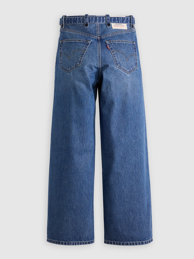 levi’s® x sacai belted wide pants 008BK000228- Medium Indigo  – Levi's Hong Kong