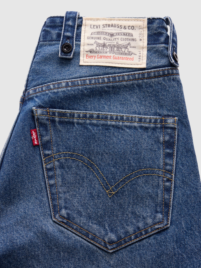 levi’s® x sacai belted wide pants 008BK000228- Medium Indigo  – Levi's Hong Kong