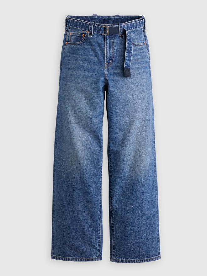 levi’s® x sacai belted wide pants 008BK000228- Medium Indigo  – Levi's Hong Kong