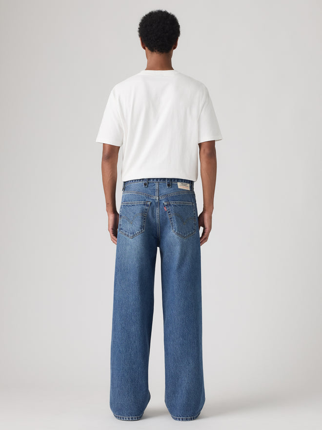 levi’s® x sacai belted wide pants 008BK000228- Medium Indigo  – Levi's Hong Kong