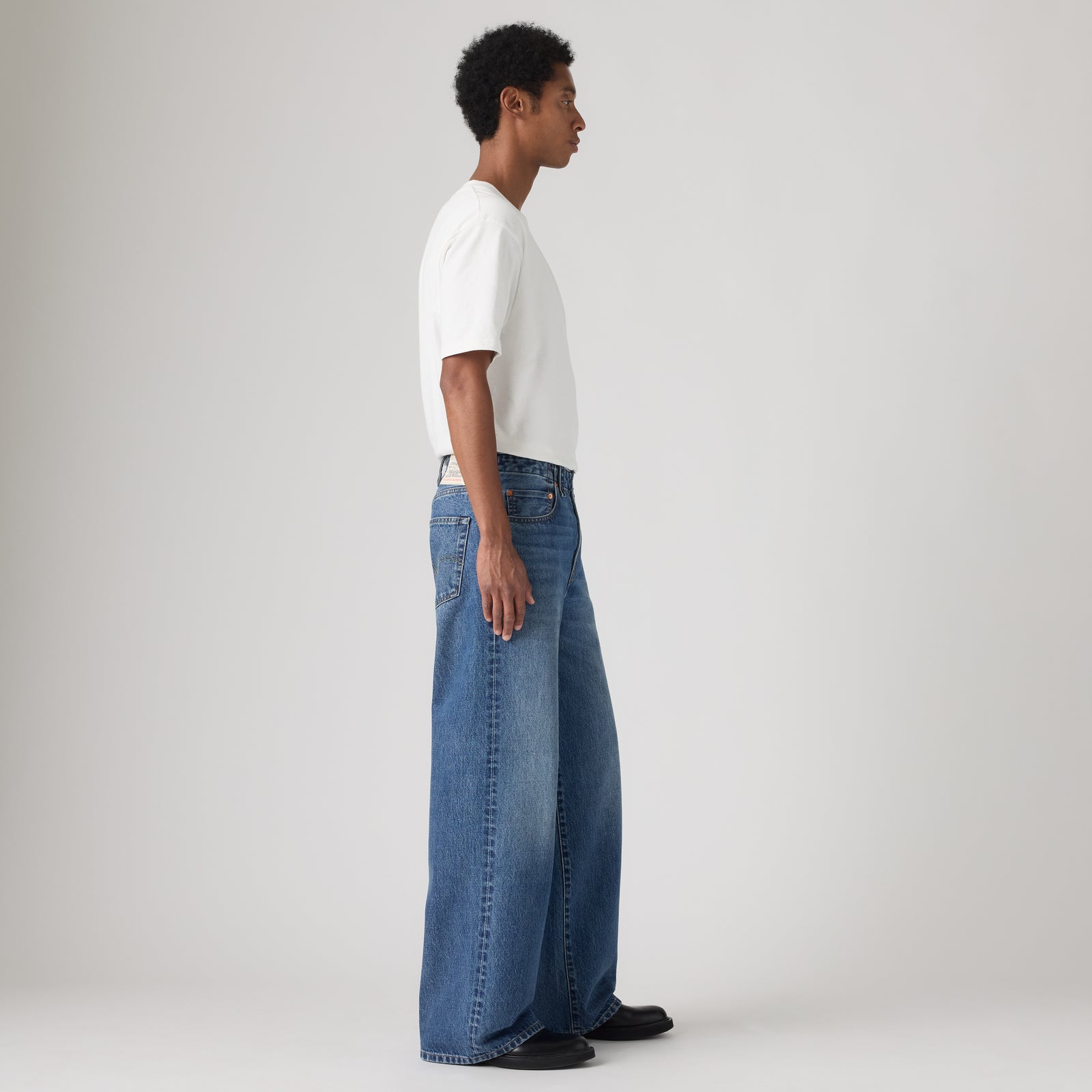 levi’s® x sacai belted wide pants 008BK000227- Medium Indigo – Levi's Hong Kong