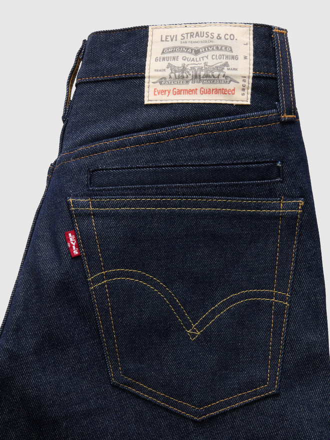 levi’s® x sacai belted flare pants 008LN000127- Dark Indigo  – Levi's Hong Kong