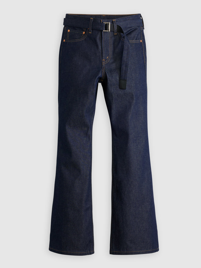 levi’s® x sacai belted flare pants 008LN000127- Dark Indigo  – Levi's Hong Kong