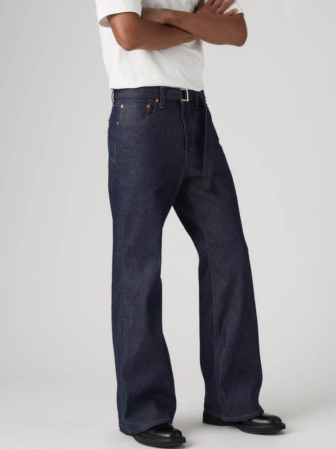 levi’s® x sacai belted flare pants 008LN000127- Dark Indigo  – Levi's Hong Kong