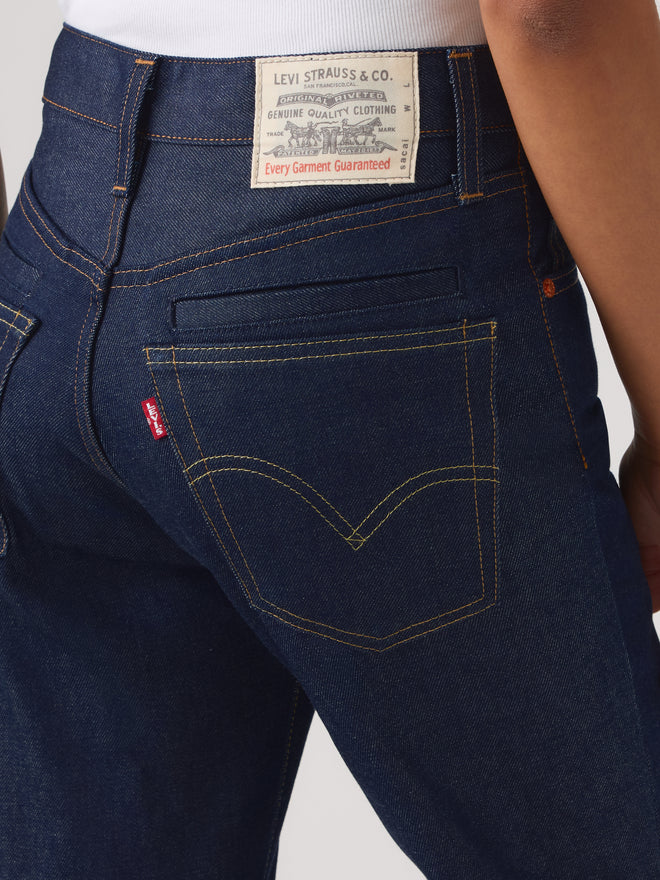 levi’s® x sacai belted flare pants 008LN000127- Dark Indigo  – Levi's Hong Kong