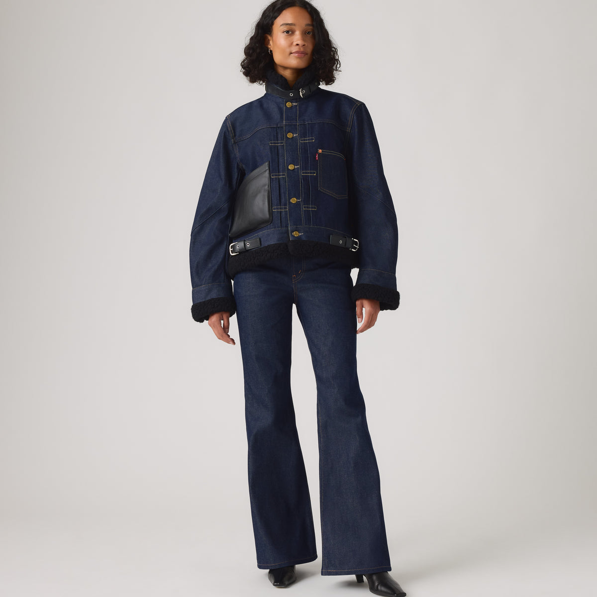 Levi’s® x sacai Belted Flare 牛仔褲