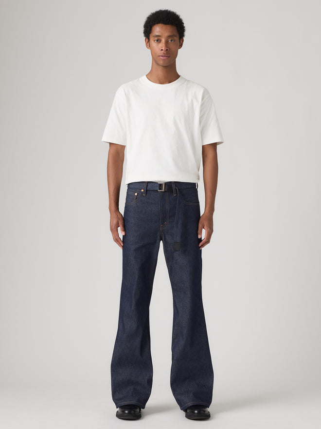 levi’s® x sacai belted flare pants 008LN000127- Dark Indigo  – Levi's Hong Kong
