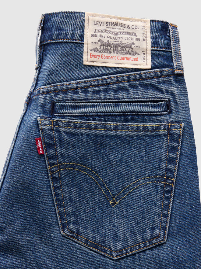 levi’s® x sacai belted flare pants 008LN000227- Medium Indigo  – Levi's Hong Kong