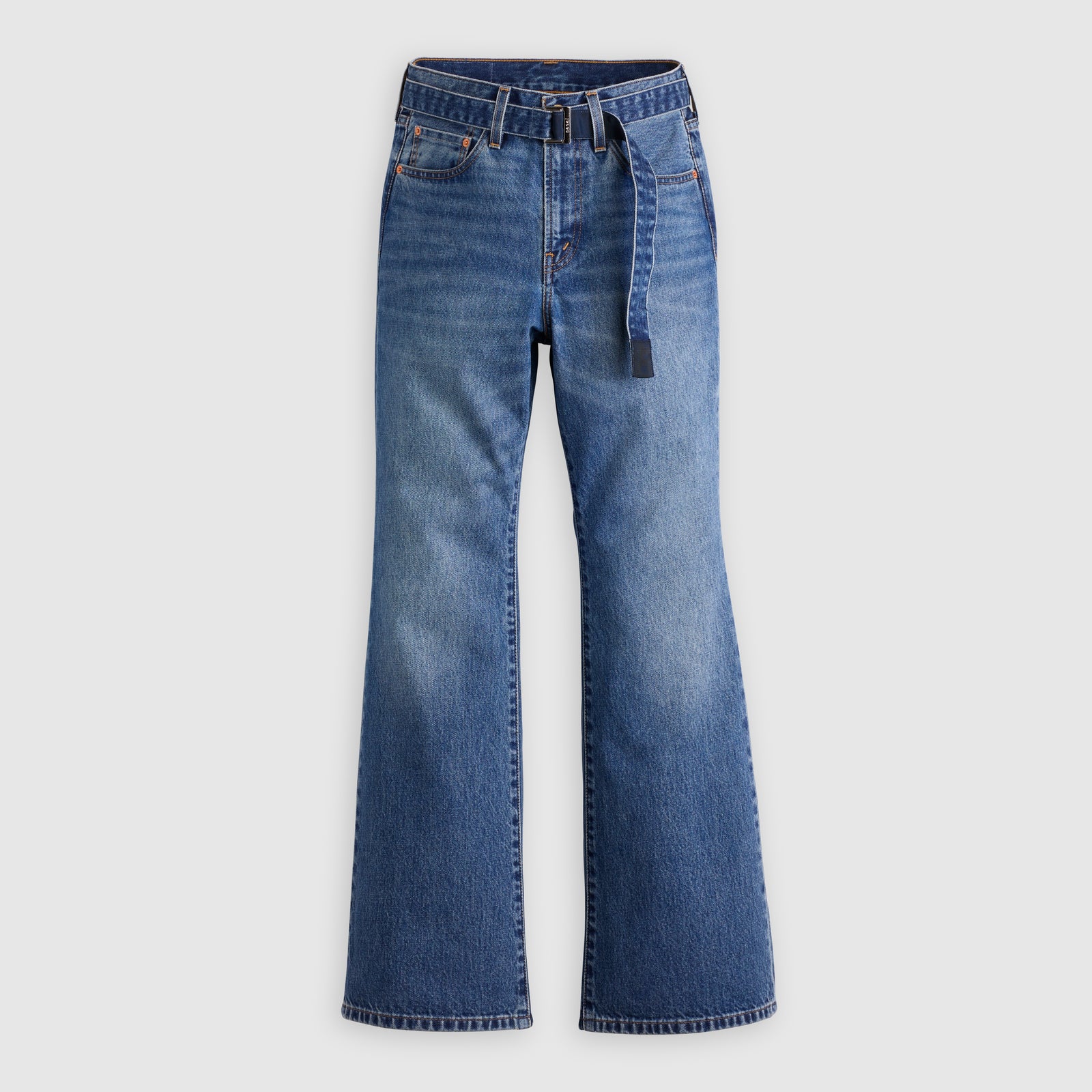 levi’s® x sacai belted flare 牛仔褲 008LN000227- Medium Indigo – Levi's 香港