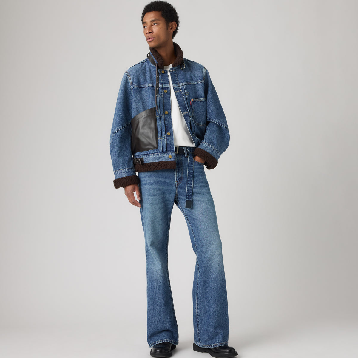 Levi’s® x sacai Belted Flare 牛仔褲
