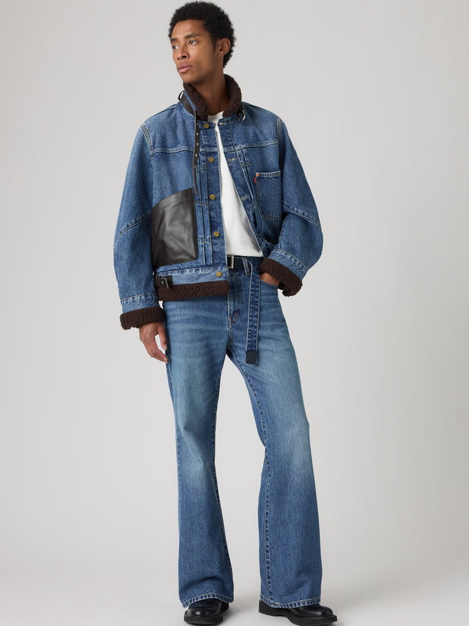 levi’s® x sacai belted flare pants 008LN000227- Medium Indigo  – Levi's Hong Kong
