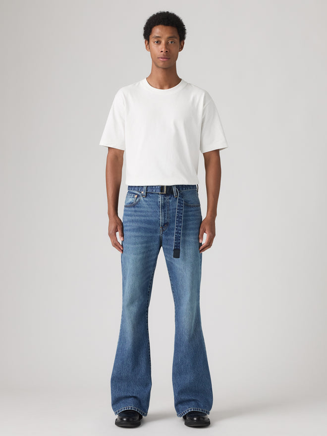 levi’s® x sacai belted flare pants 008LN000227- Medium Indigo  – Levi's Hong Kong