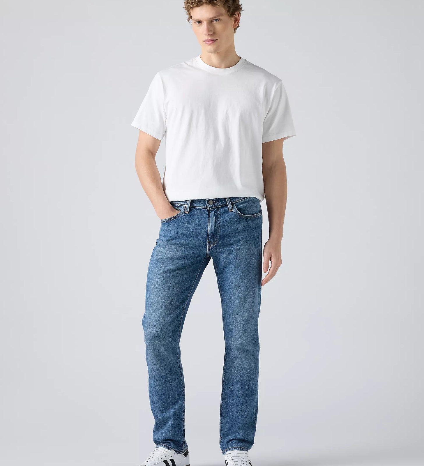levi's® 511™ slim 修身牛仔褲 | 男裝   0451158342832 Medium Indigo – Levi's 香港