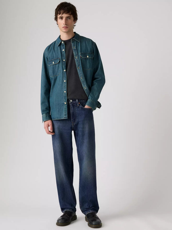 levi’s® men's 568™ loose straight jeans 2903701582832 Medium Wash  – Levi's Hong Kong