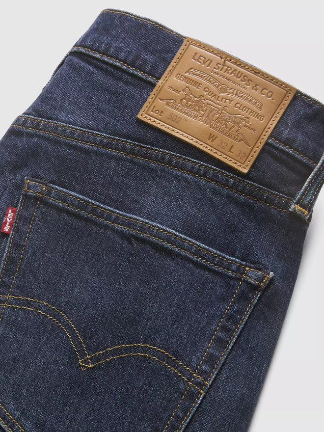 levi's® 502™ taper 錐形牛仔褲 | 男裝   2950718192932 Dark Indigo  – Levi's 香港