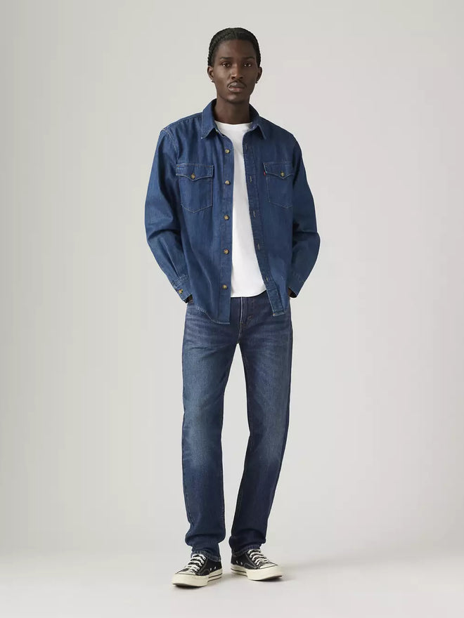 levi's® 502™ taper 錐形牛仔褲 | 男裝   2950718192932 Dark Indigo  – Levi's 香港