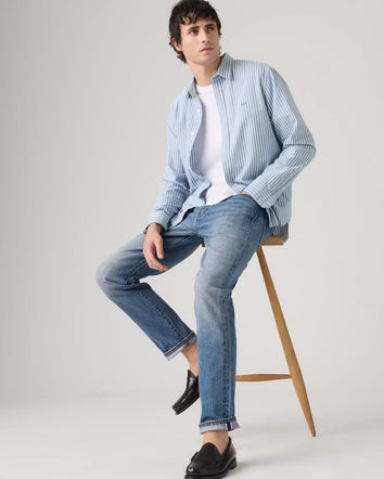 levi's® 502™ taper 錐形牛仔褲 | 男裝   2950718882832 Medium Indigo  – Levi's 香港