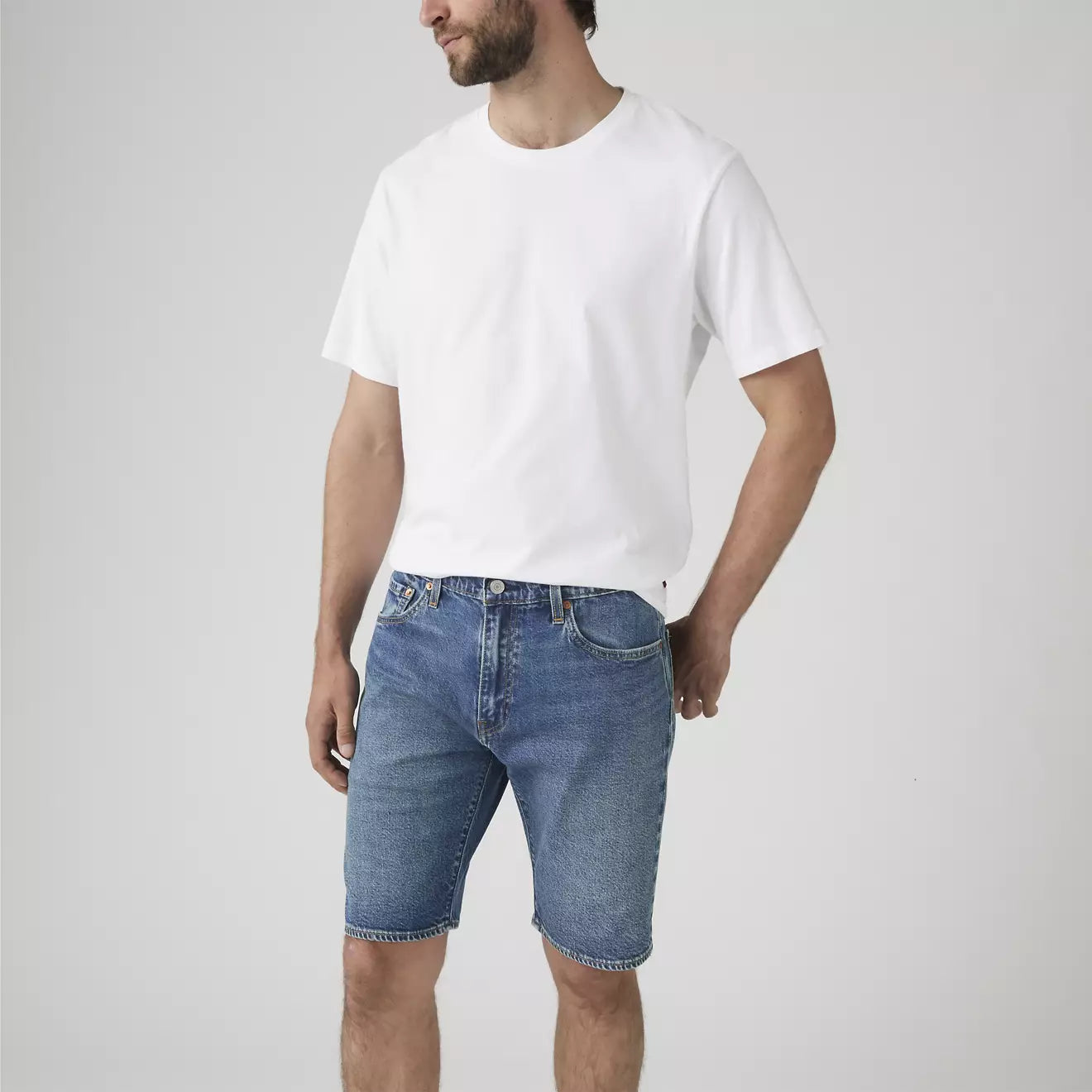 levi's® 405 standard 標準短褲 | 男裝   3986401782812 Medium Indigo – Levi's 香港