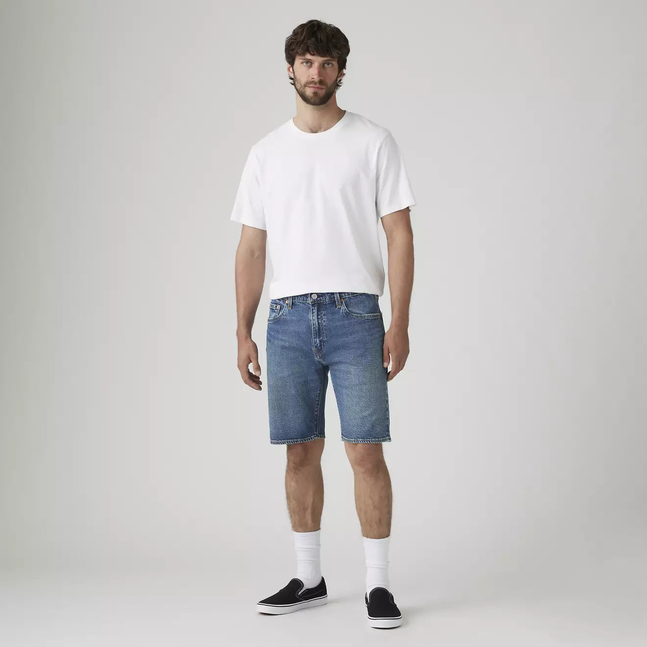 levi's® 405 standard 標準短褲 | 男裝   3986401782812 Medium Indigo – Levi's 香港