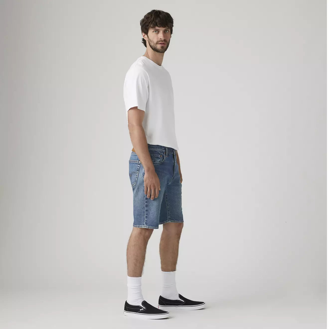 levi's® 405 standard 標準短褲 | 男裝   3986401782812 Medium Indigo – Levi's 香港