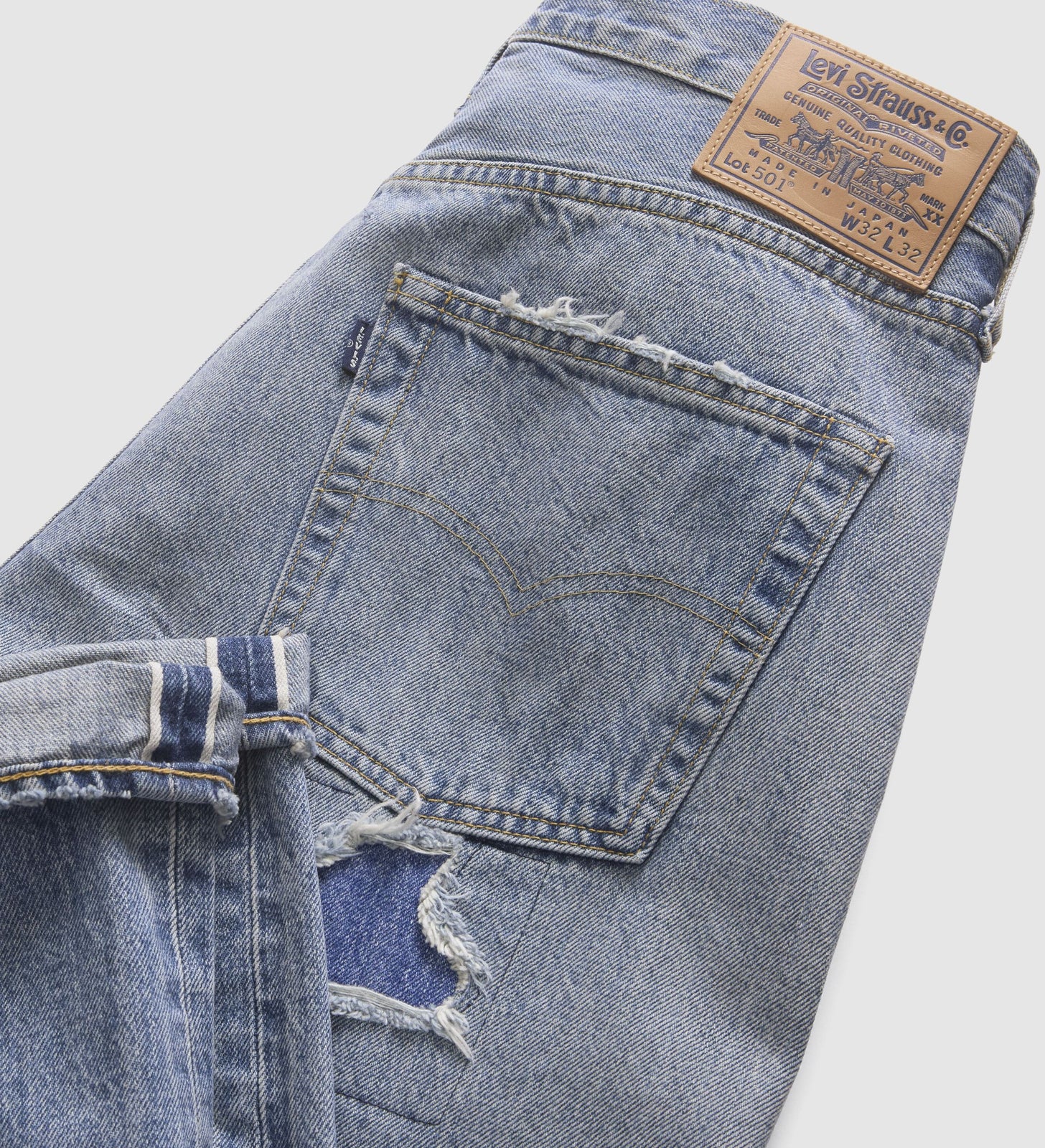 levi’s® blue tab™ 1980's 501® 牛仔褲 |男裝  A587500153032 Indigo – Levi's 香港