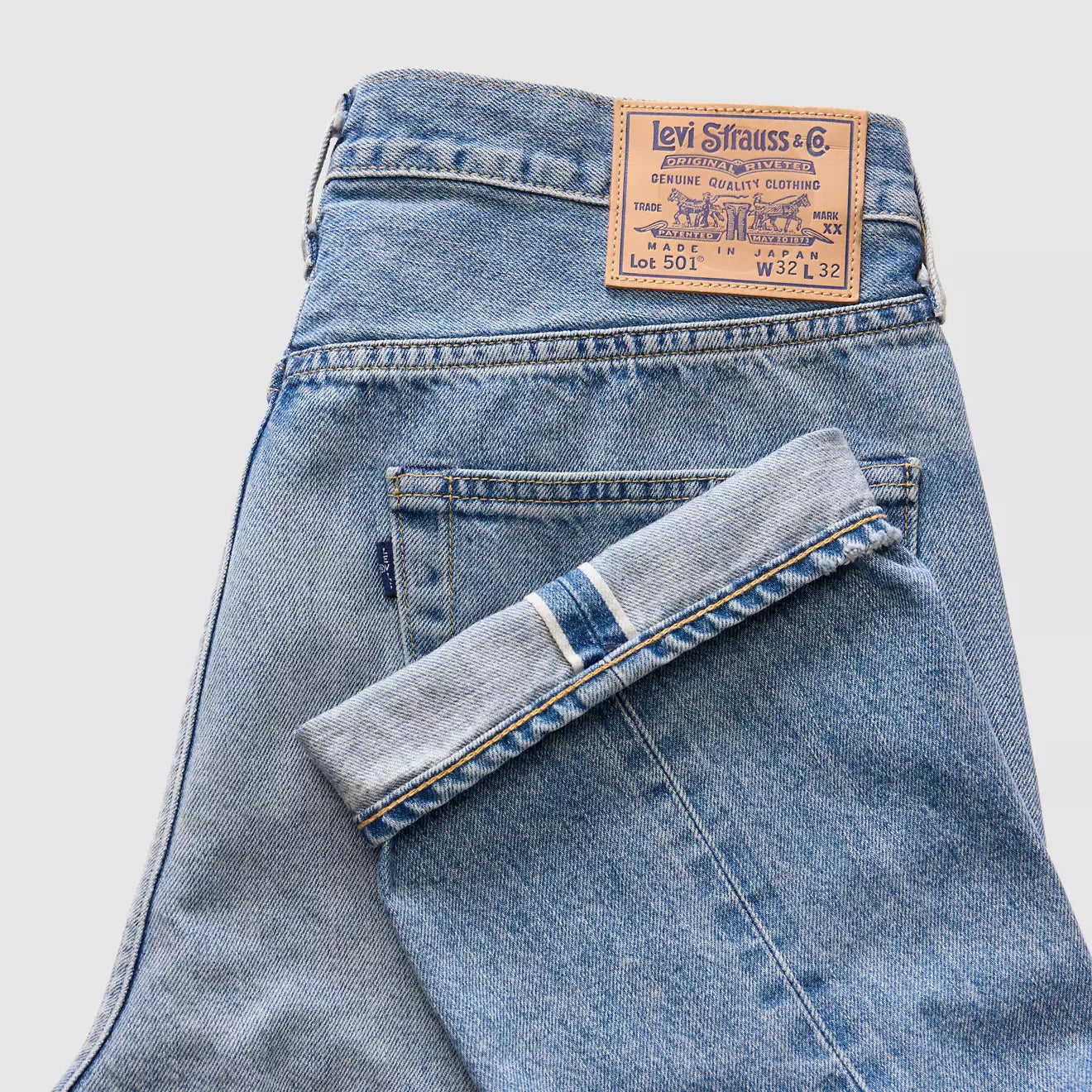 levi's® blue tab™ 1980s 501® original selvedge 牛仔褲 | 男裝 A587500192932 Blue – Levi's 香港