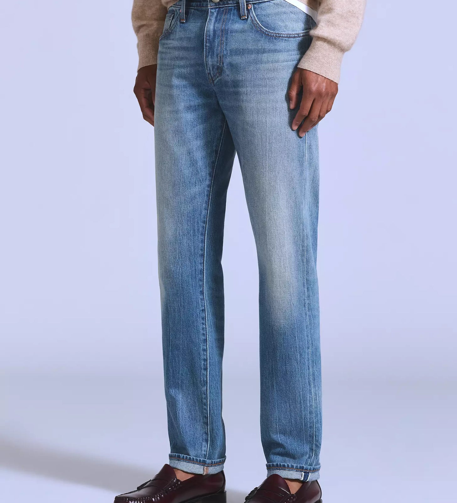 levi’s® blue tab™ men’s 511™ slim selvedge jeans A587600152832 Renar - Light Wash – Levi's Hong Kong