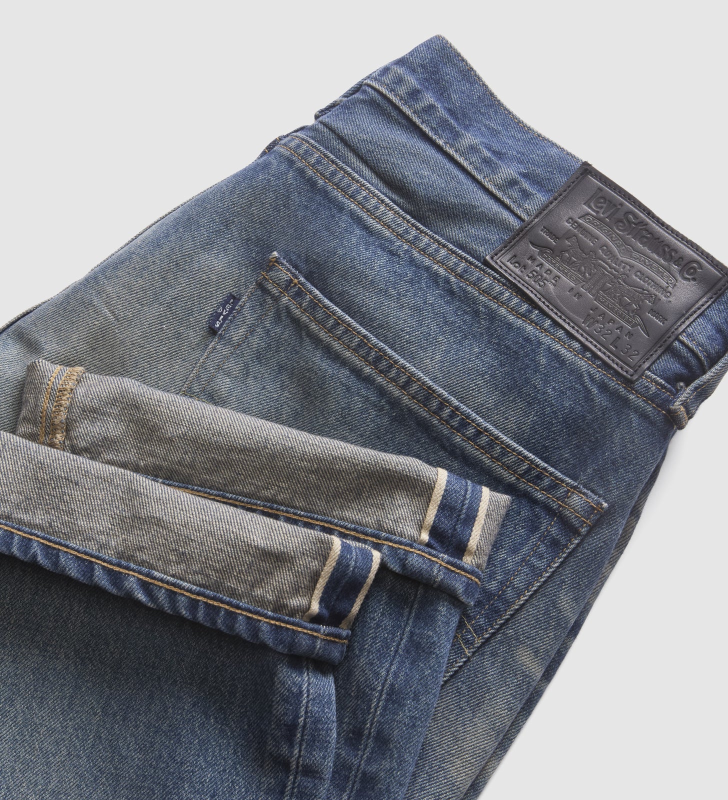 levi's® blue tab™ men's 505™ regular jeans A587800092832 Medium Indigo – Levi's Hong Kong