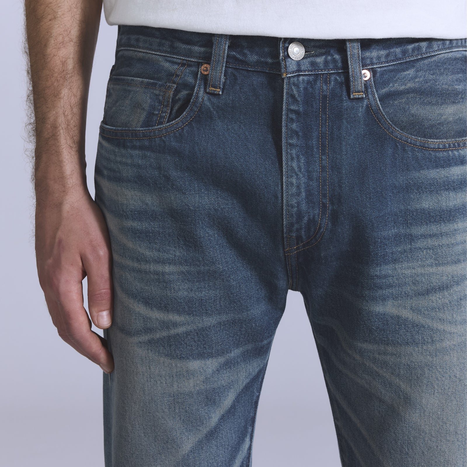 levi’s® blue tab™ 男裝 505™ 標準牛仔褲 A587800092832 Medium Indigo – Levi's 香港