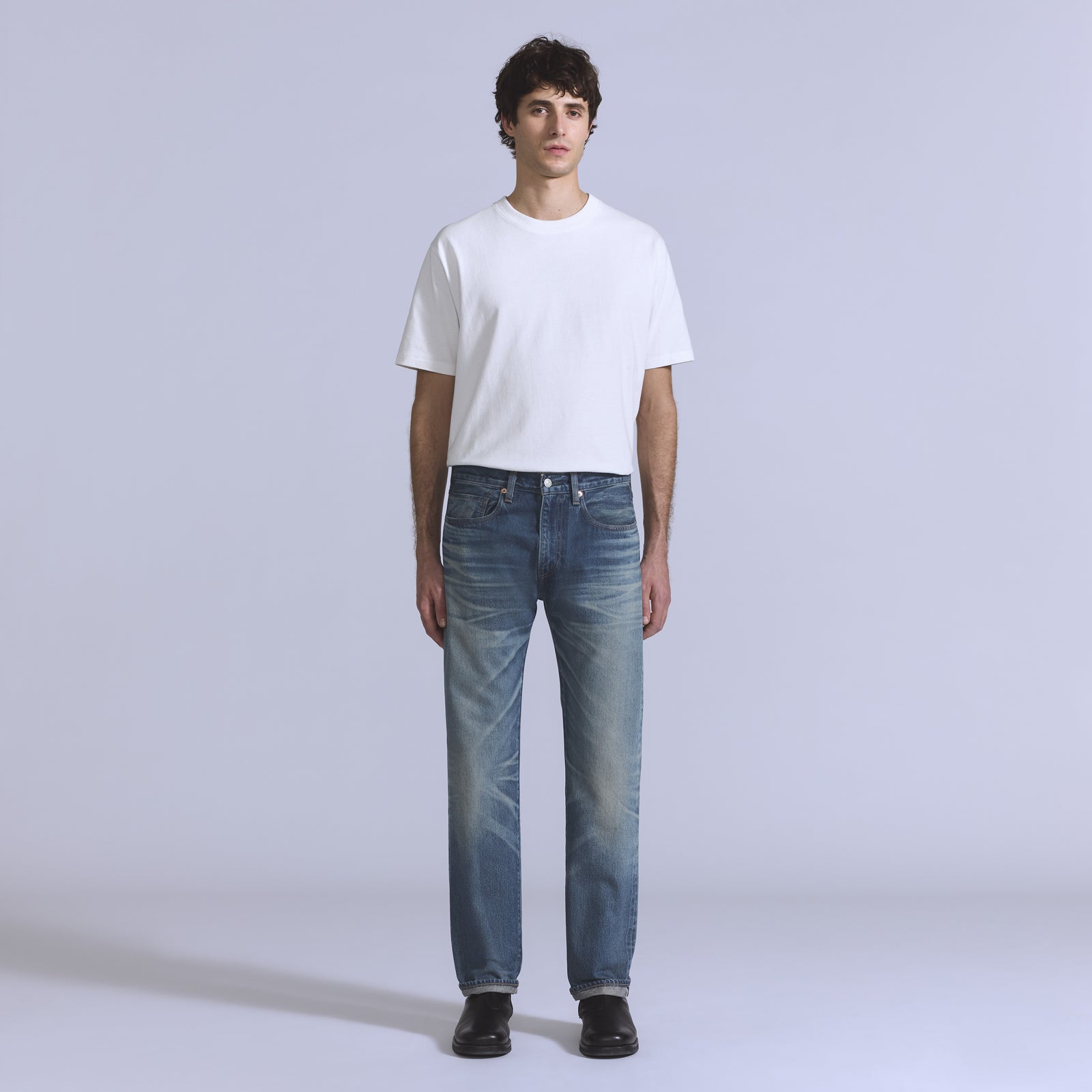levi’s® blue tab™ 男裝 505™ 標準牛仔褲 A587800092832 Medium Indigo – Levi's 香港