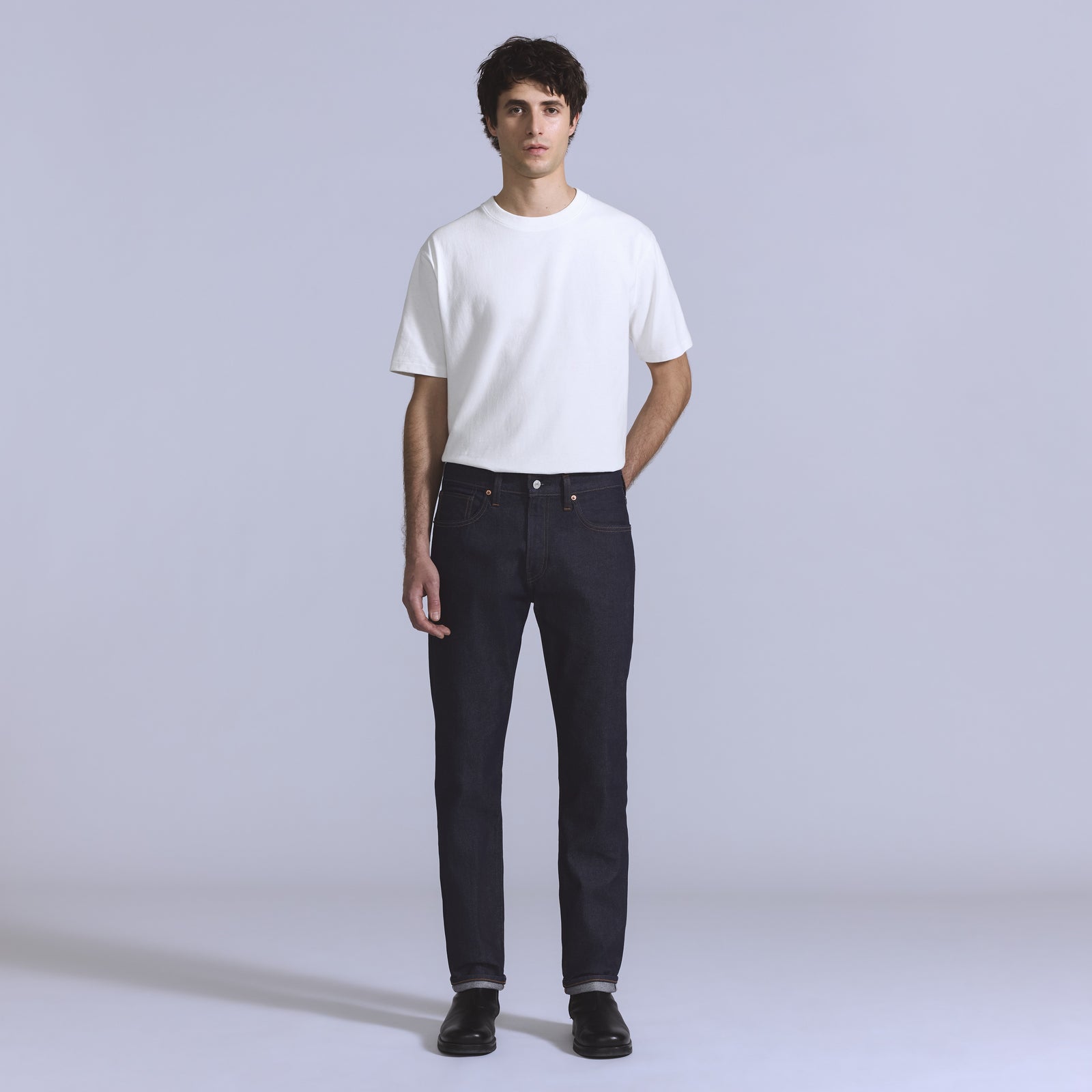 levi’s® blue tab™ 男裝 502™ 窄腳牛仔褲 A588100002832 Dark Indigo – Levi's 香港