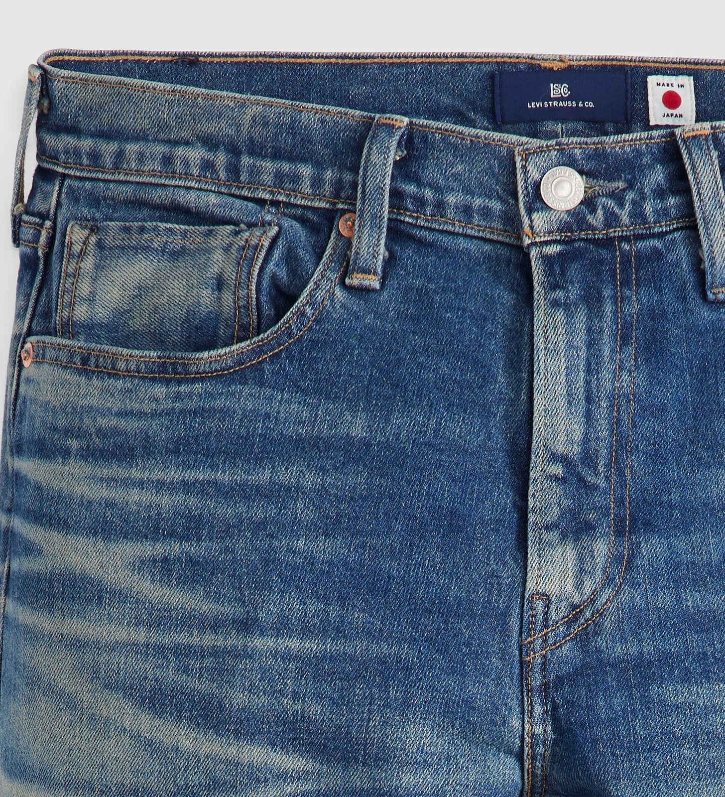 levi's® blue tab  502™ 標準窄腳剪裁牛仔褲 |男裝 A588100082832 Med Indigo - Worn In – Levi's 香港