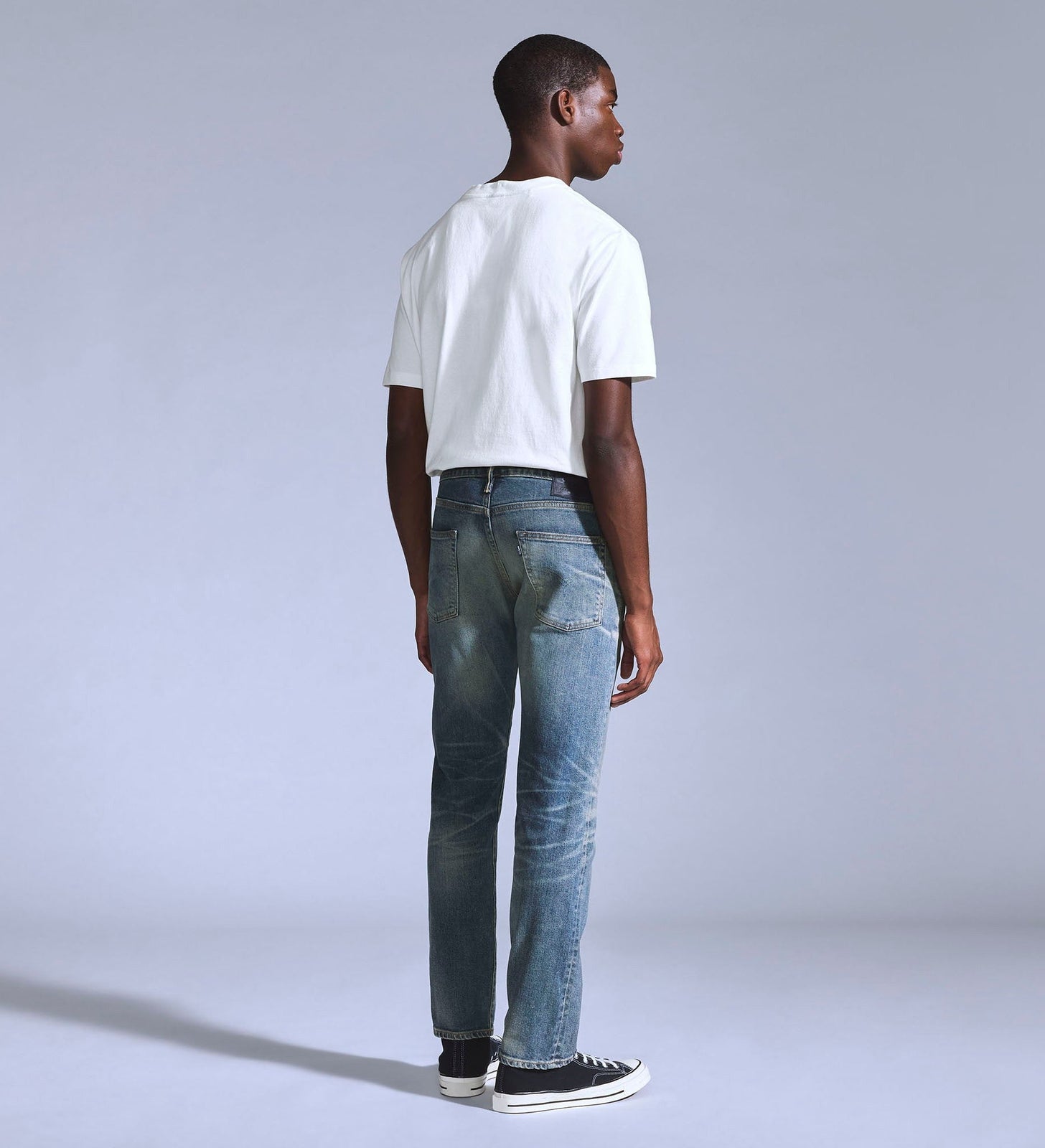 levi's® blue tab  502™ 標準窄腳剪裁牛仔褲 |男裝 A588100082832 Med Indigo - Worn In – Levi's 香港